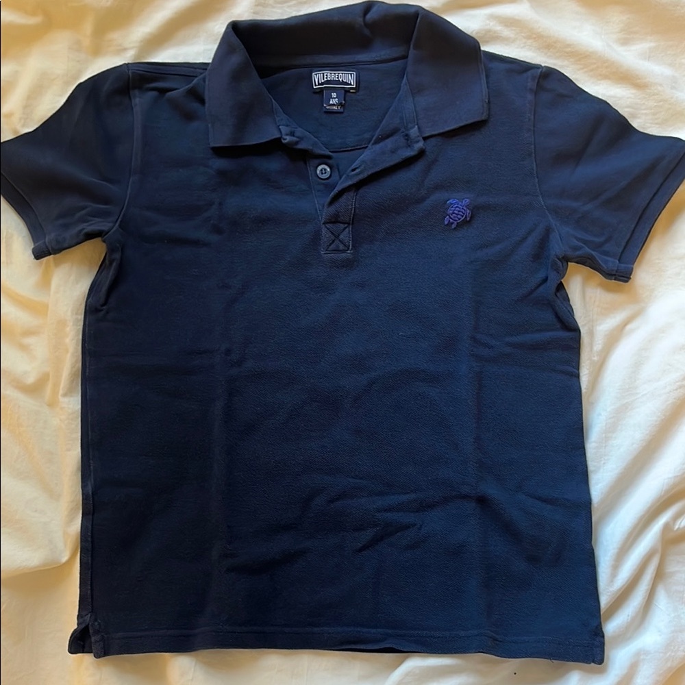 Vilebrequin Navy Blue Boys Polo Shirt
